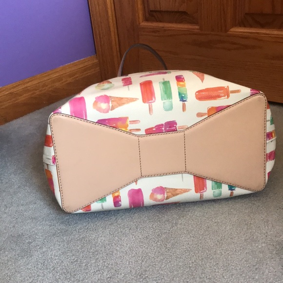 Kate Spade Ice Cream/Popsicle Zip Tote Bag - Picture 3 of 9
